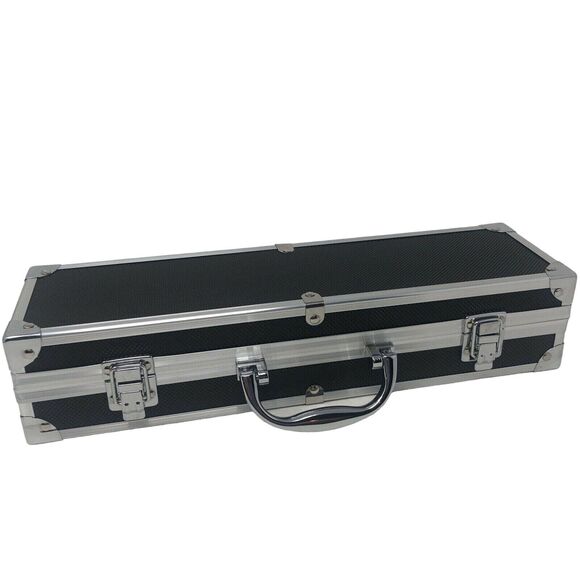 BBQ Grill 3 piece Stainless Steel Tool Set in Aluminum Case - Picture 4 of 5